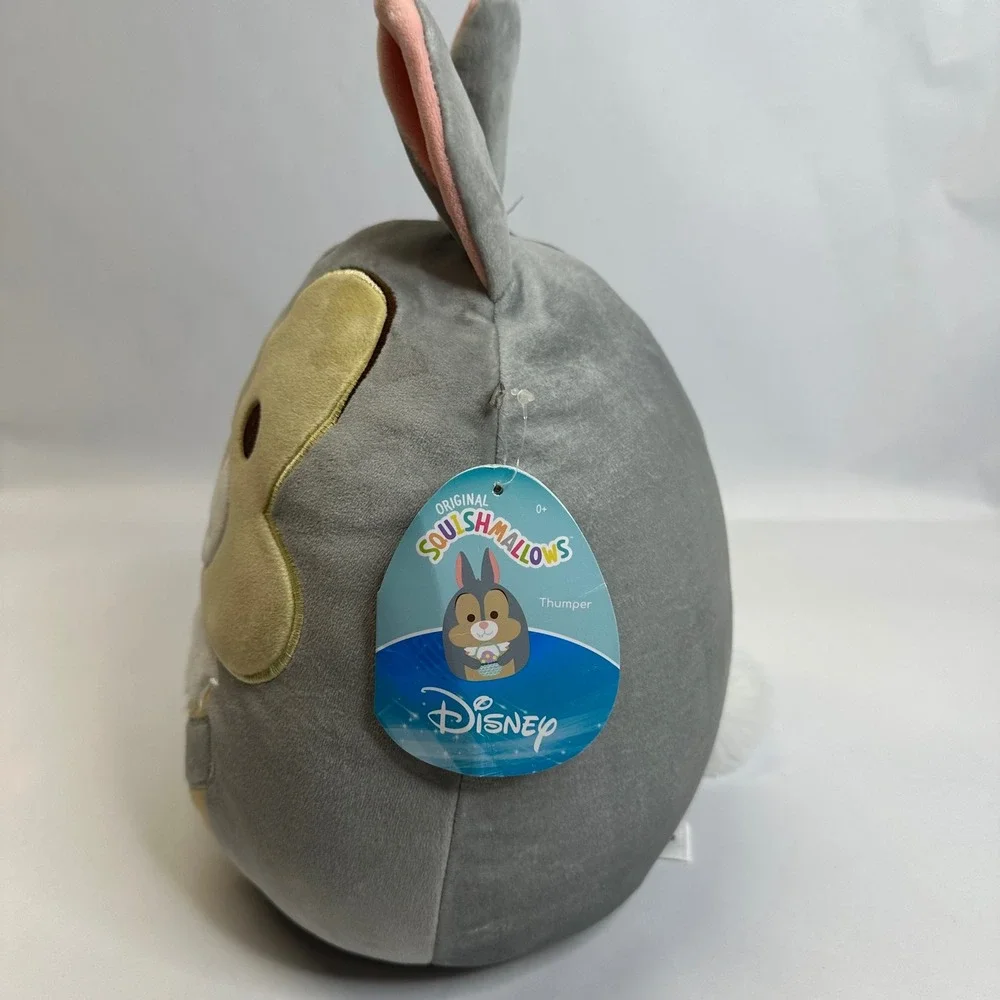 Disney Squishmallows Thumper Easter Bunny Plush 8 inch Kellytoy Bambi Rabbit NWT